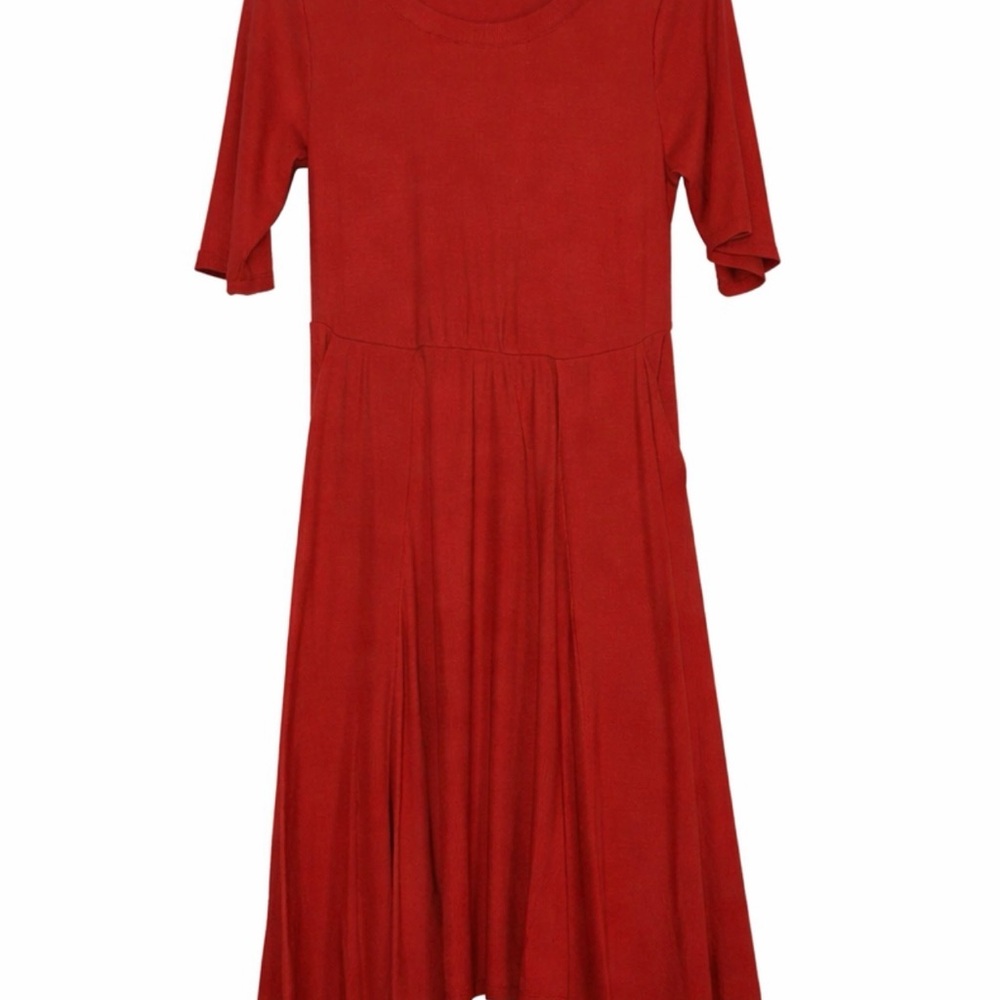 Rust Knit Midi Dress – Torrid Size 0